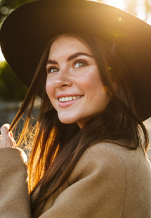 smiling woman