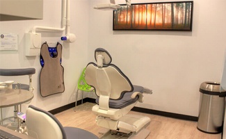 Inside dental office