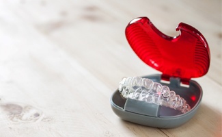 A protective case for Invisalign aligners