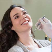 Woman at consultation for veneers